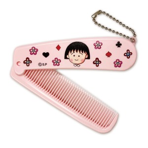 【数量限り】トーシンパック(Toshinpack) ちびまる子ちゃん 折りたたみコーム(原画まる子ピンク) CM-CO501