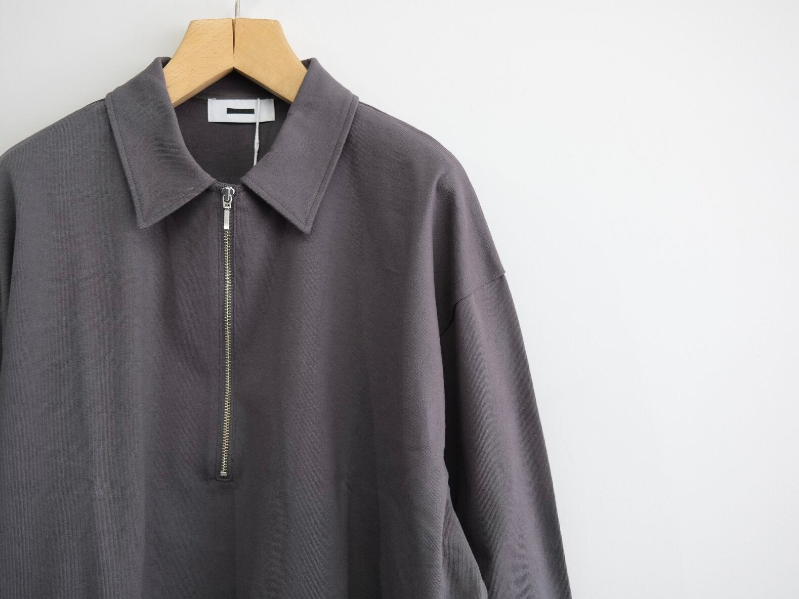 REVERBERATE” HALF ZIP JERSEY” | Lapel online store