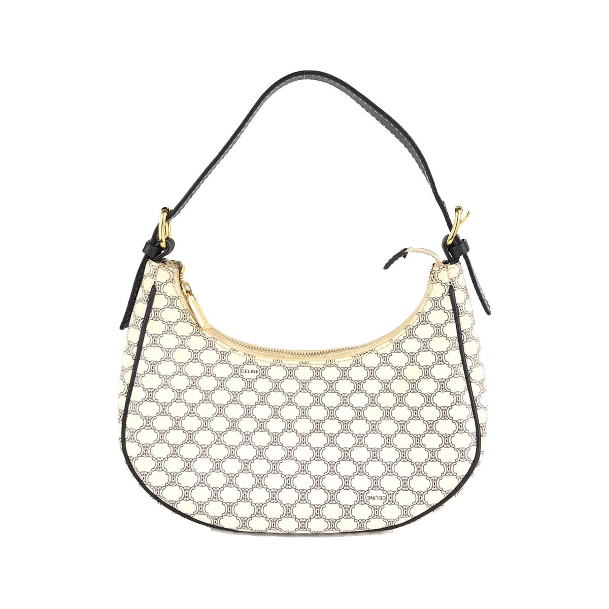 CELINE セリーヌ マカダム ブラゾン ハンドバッグ ホーボー ショルダー 