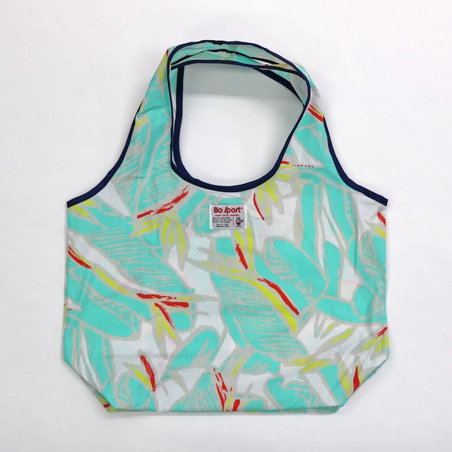 BS24S-2019 BO SPORT California Fabric Eco Bag / Floral (Blue)