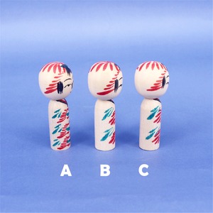 《 遠刈田系・小笠原義雄 工人 》こけし　2寸