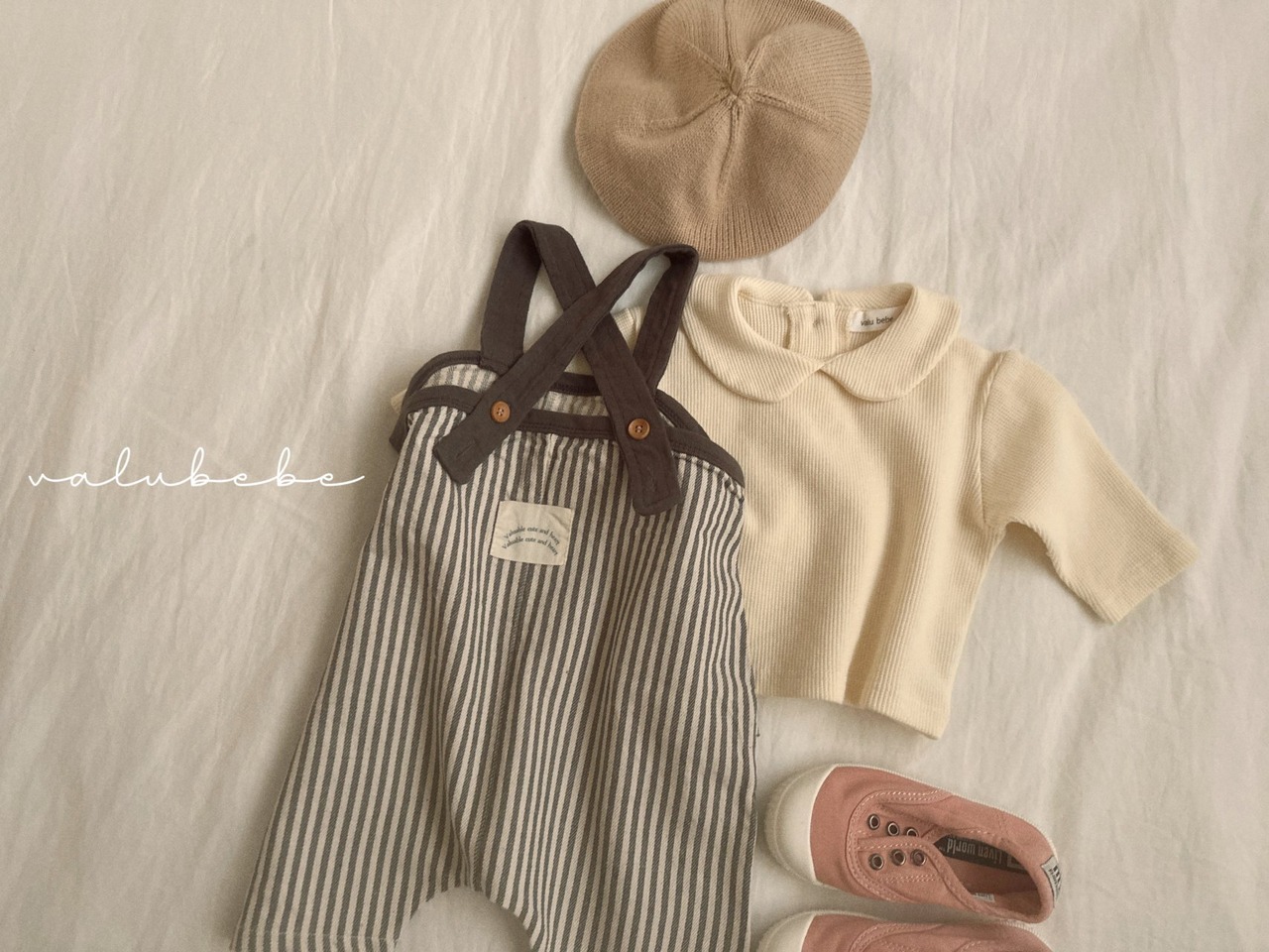 【valu bebe】バケットサロペット ブラック 60~80cm 240836 - 7
