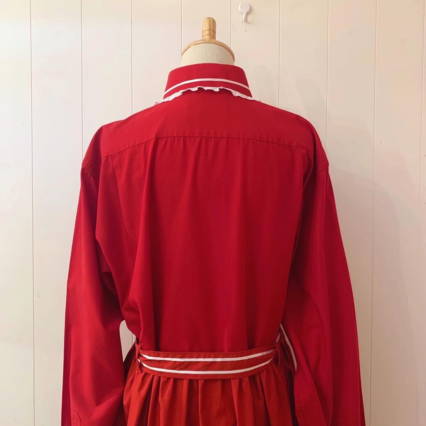 remake : strawberry line shirt one-piece