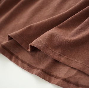 リネン混バットスリーブトップス 7color W01335