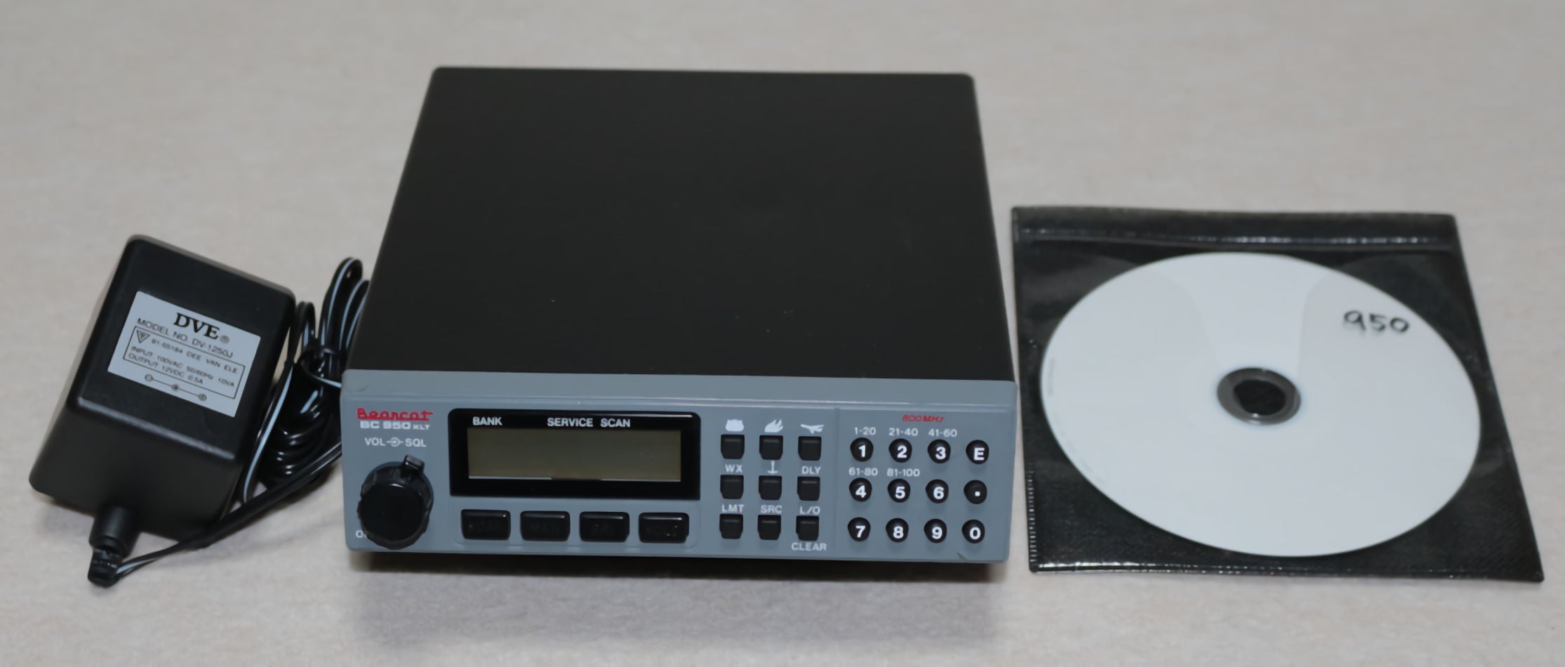 AA2 UNIDEN BC950XLT 広帯域スキャンラジオ エアーバンド 航空無線受信