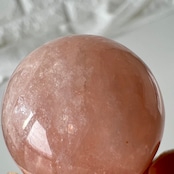 モルガナイトスフィア1*ベリル*天然石インテリア*置き物