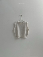 【取寄/韓国直送】minirobe 26/SM アイリットニットチョッキ｜夏服｜韓国子供服