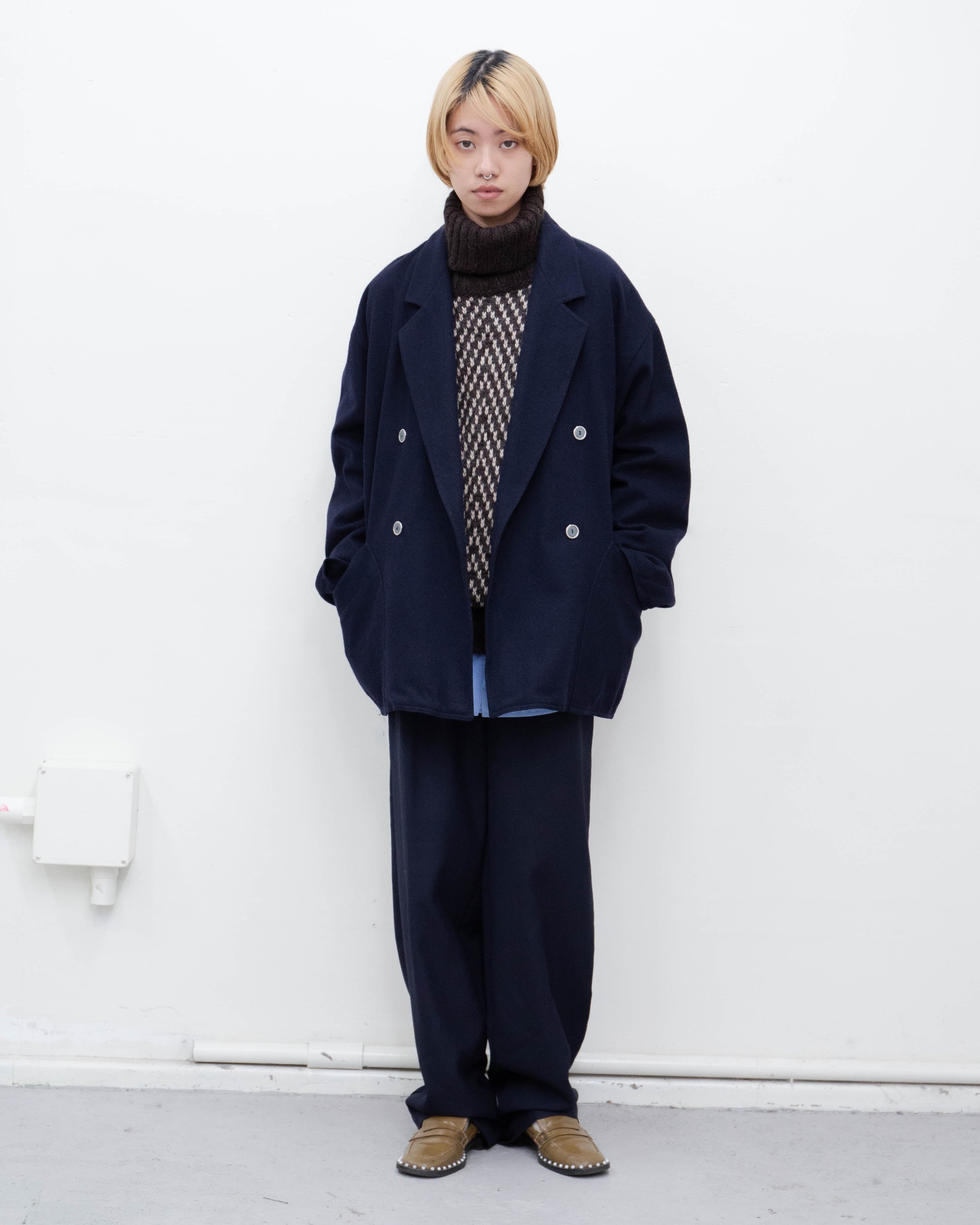 90年代 USA製 Polo by Ralph Lauren テーラードジャケット 紺ブレ