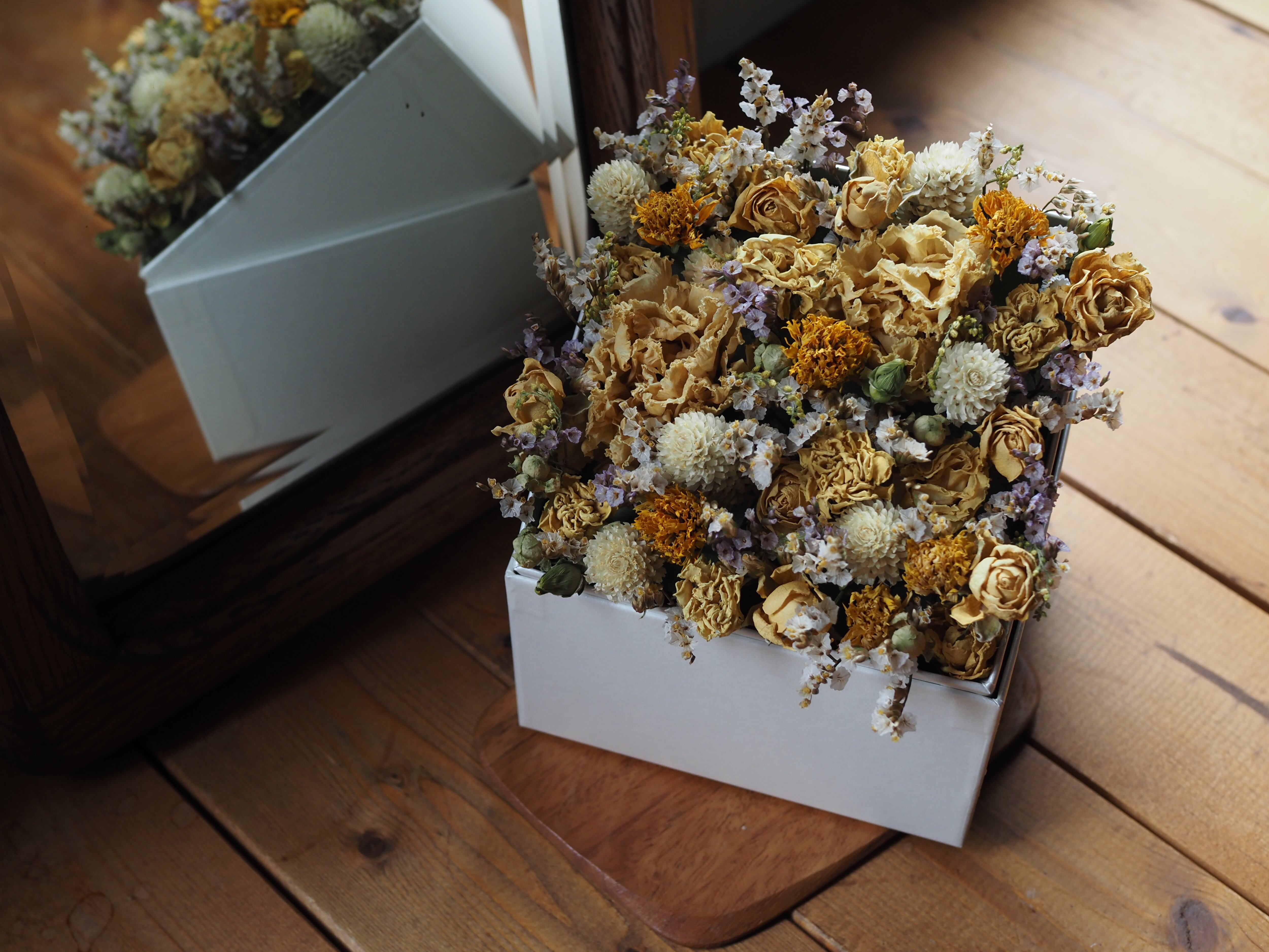 SALE》ドライフラワー花材 / おまかせ Yellow Mix