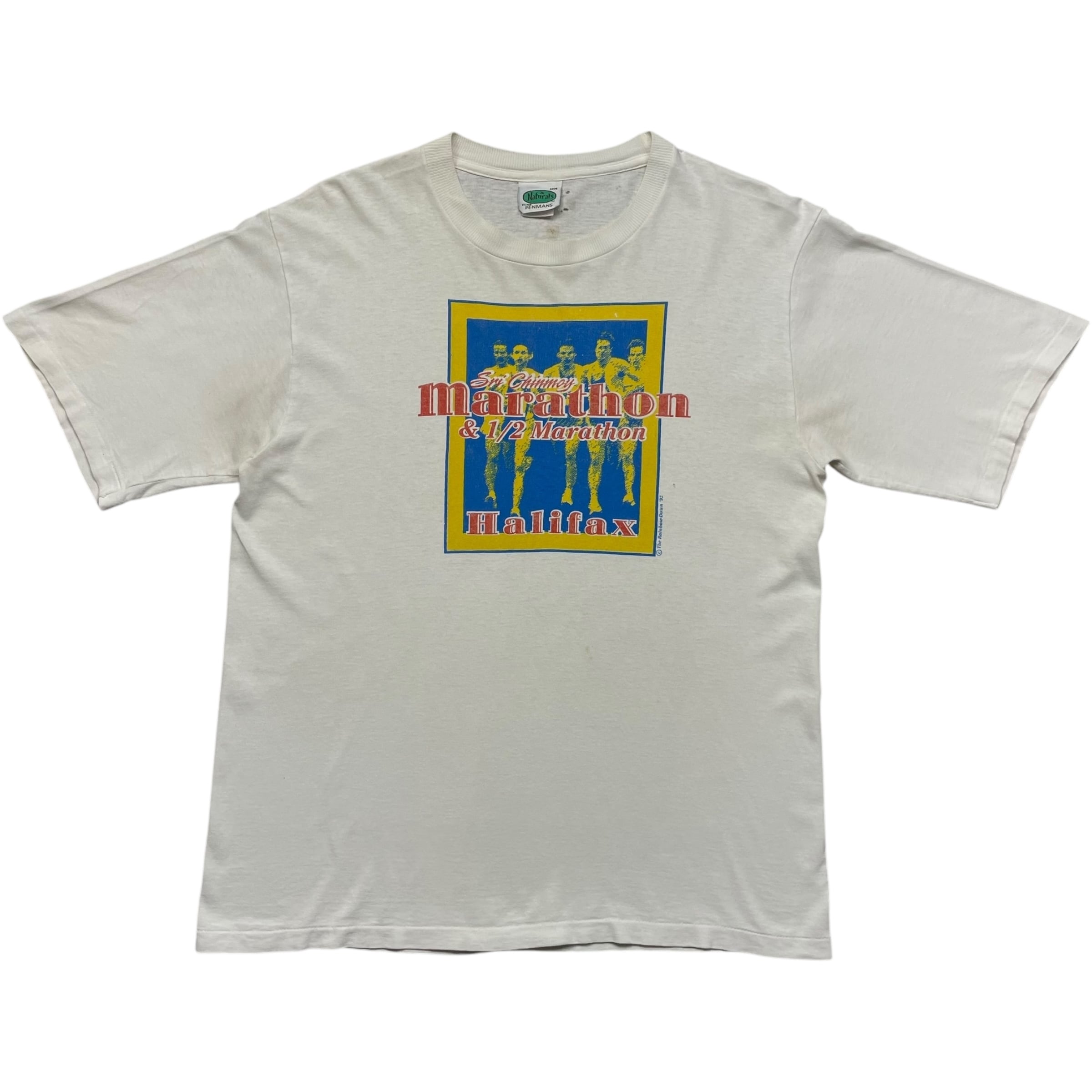 《M》Naturals Tシャツ フロントプリント シングルステッチ 90年代 vintage no.7217