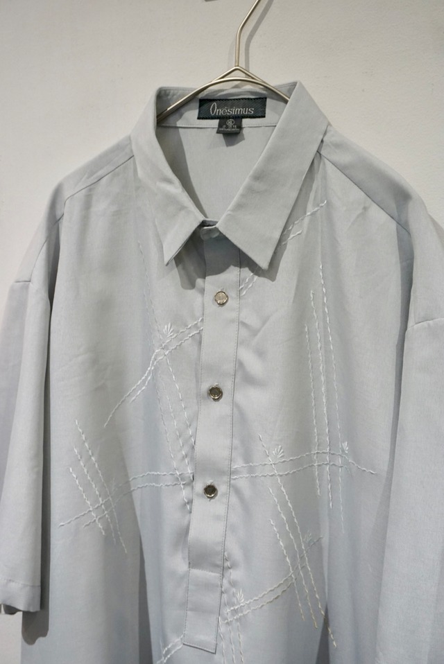 polyester pullover s/s shirt
