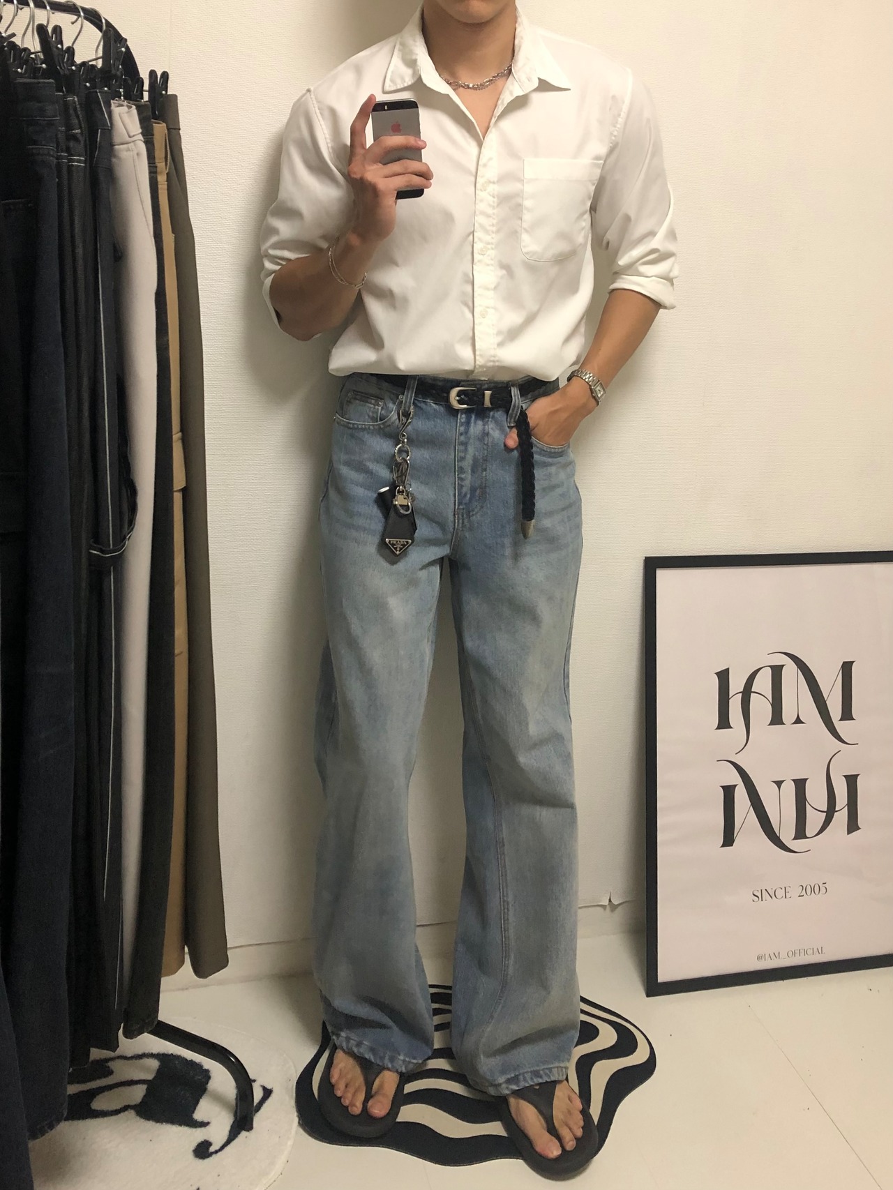 Relaxed Boots-cut Denim [Light Blue] - 6