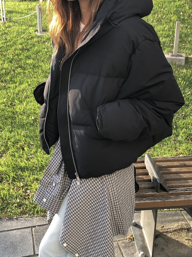 (verveine) noah hooded duck down padding/ 3color