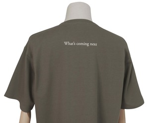 一枚でキマる！スウェット並みの超厚手Tシャツ／大きいサイズ【カーキ】