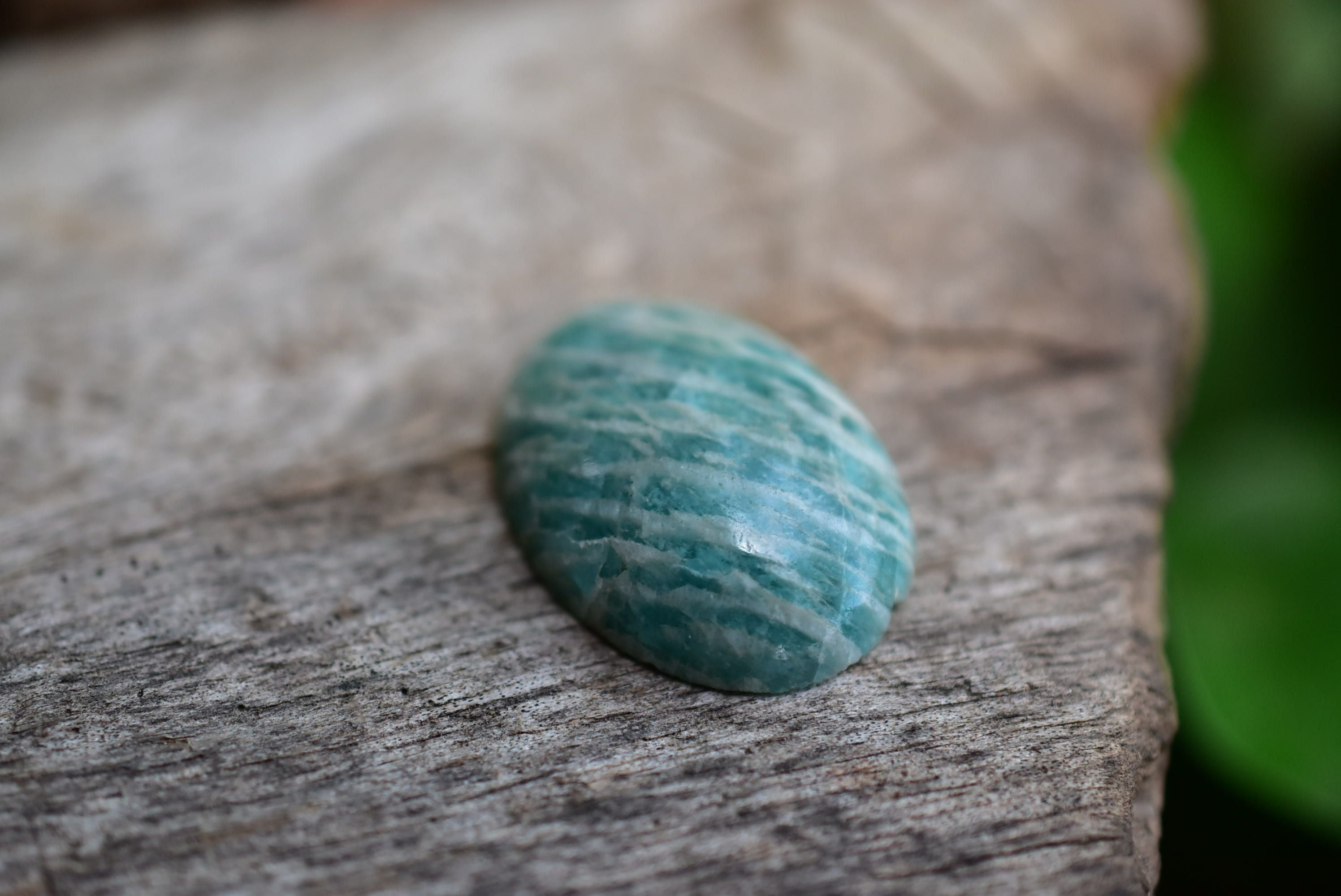 蒼緑の河☆天河石☆アマゾナイト ルース カボションamaz006 | Funky