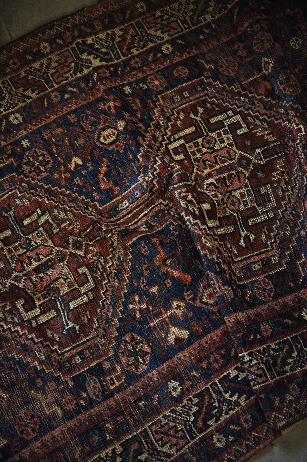 318 -Antique Khamseh rug