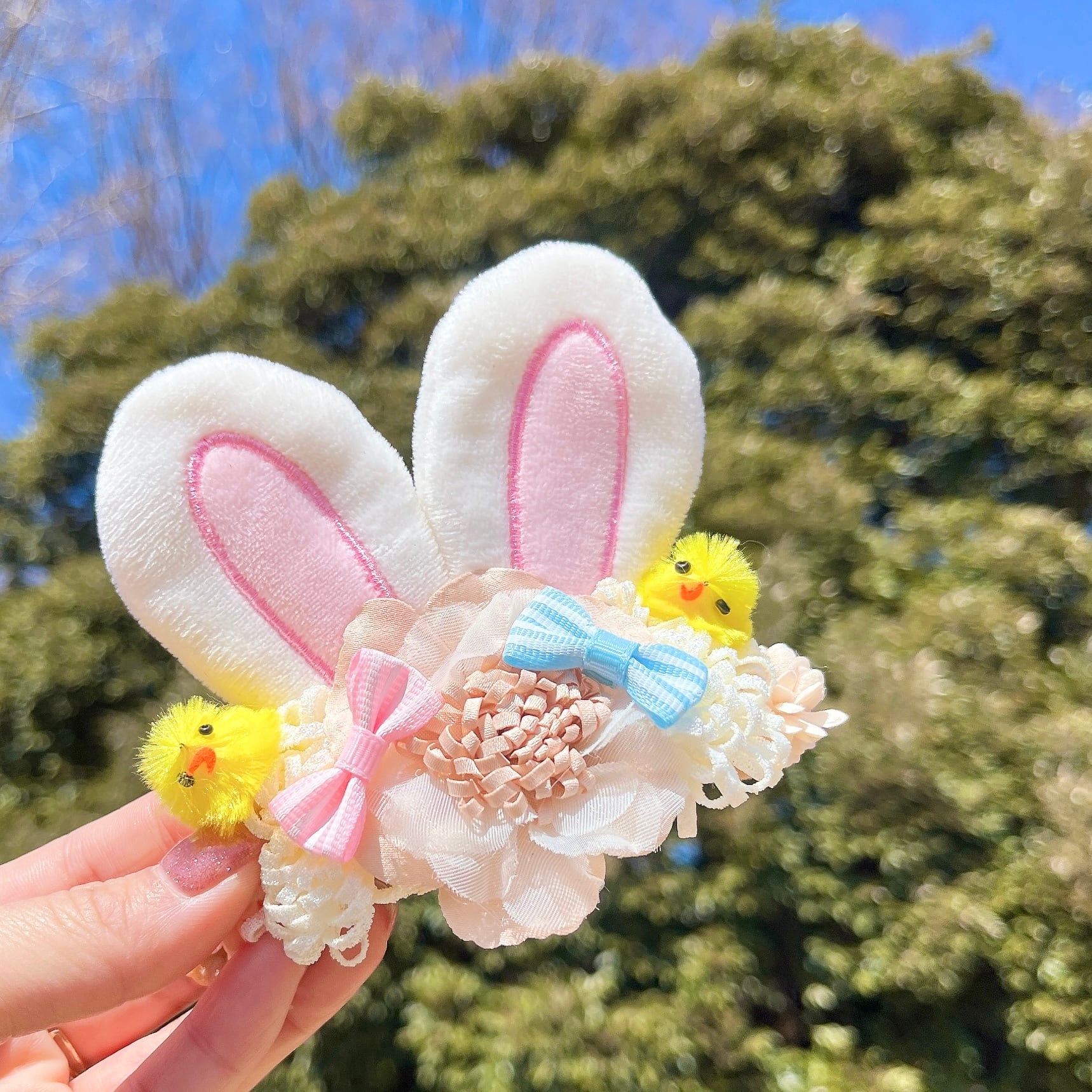 うさぴよイースターヘアバンド