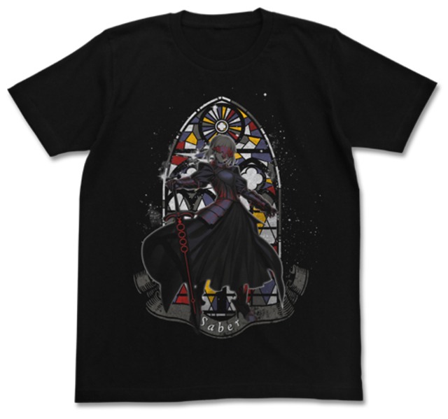 Fate/Grand Order アルトリア・ペンドラゴン［オルタ］Tシャツ/BLACK-S/M/L/XL
