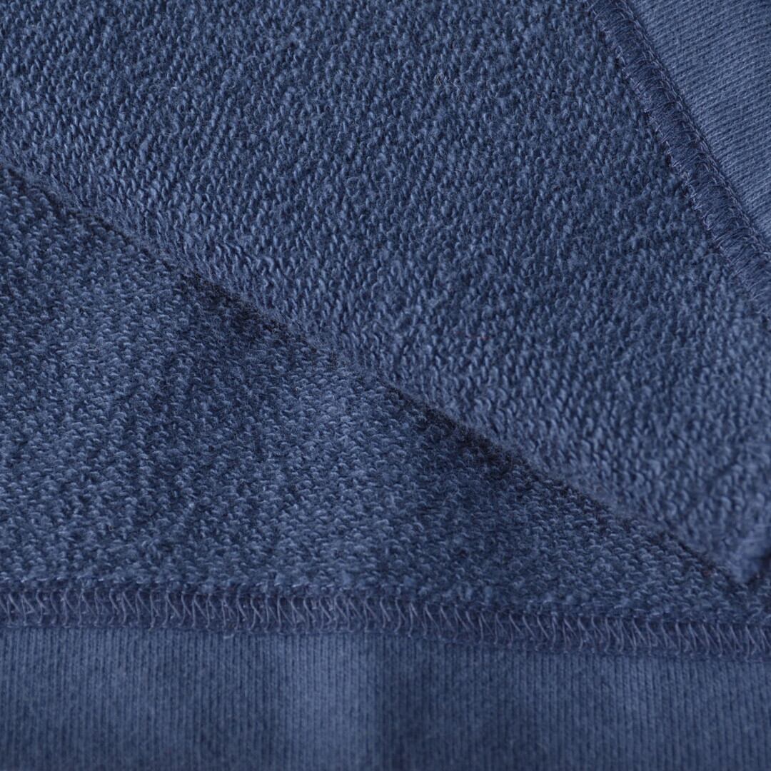 Fabrique en planete terre ファブリケアンプラネテール 裏毛オーバーサイズスナップカーディガン・ネイビー【送料無料】