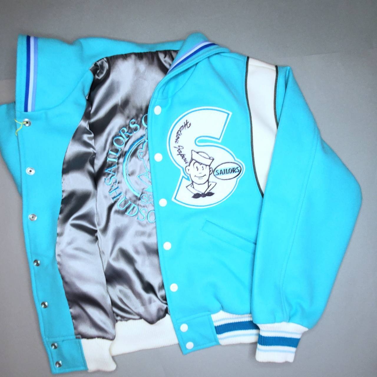 セーラーカラースタジャン ターコイズ【LL】size | セーラーズ セーラーカラースタジャン ターコイズ【LL】size | セーラーズ