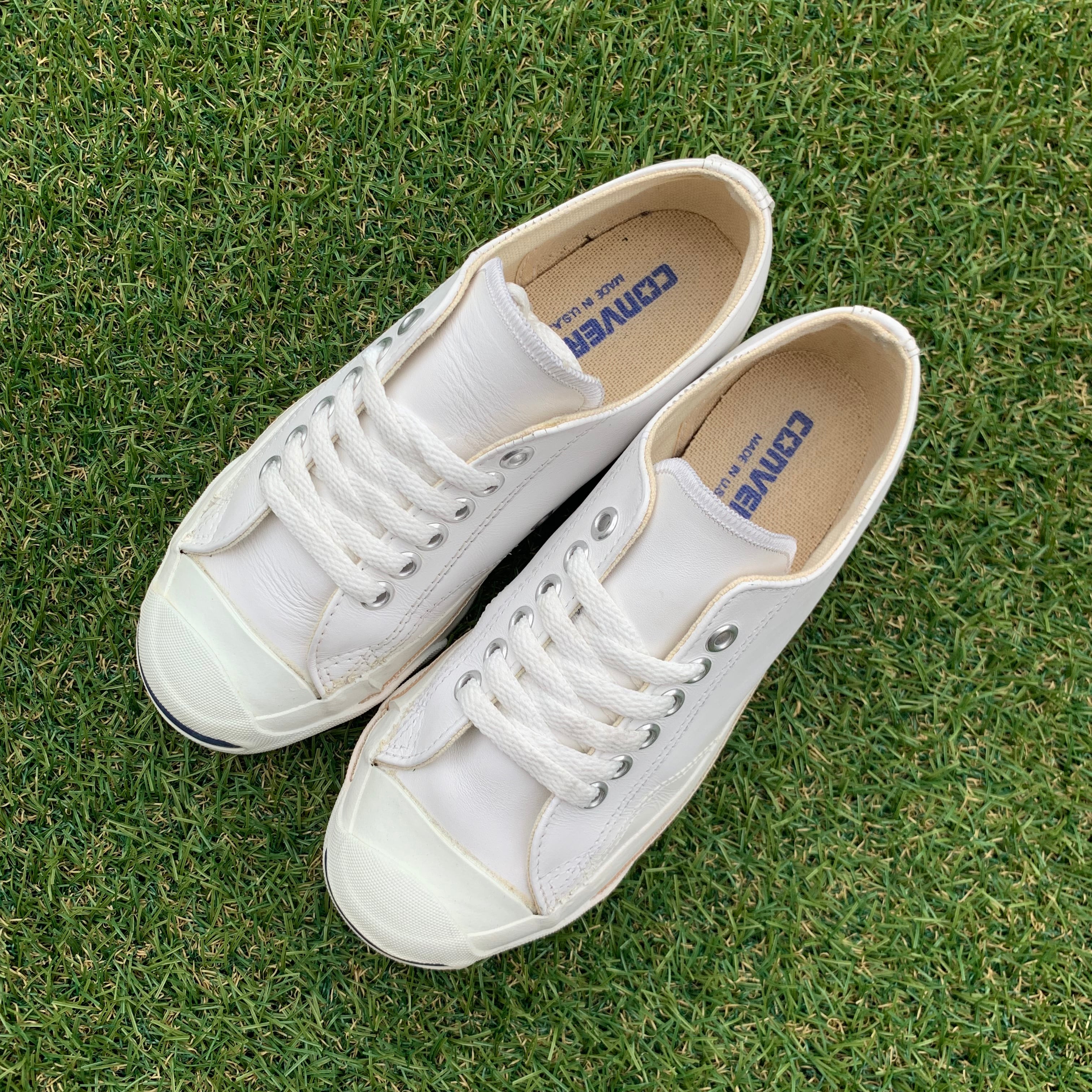 90s USA製 converse jackpurcell スニーカー 3.5