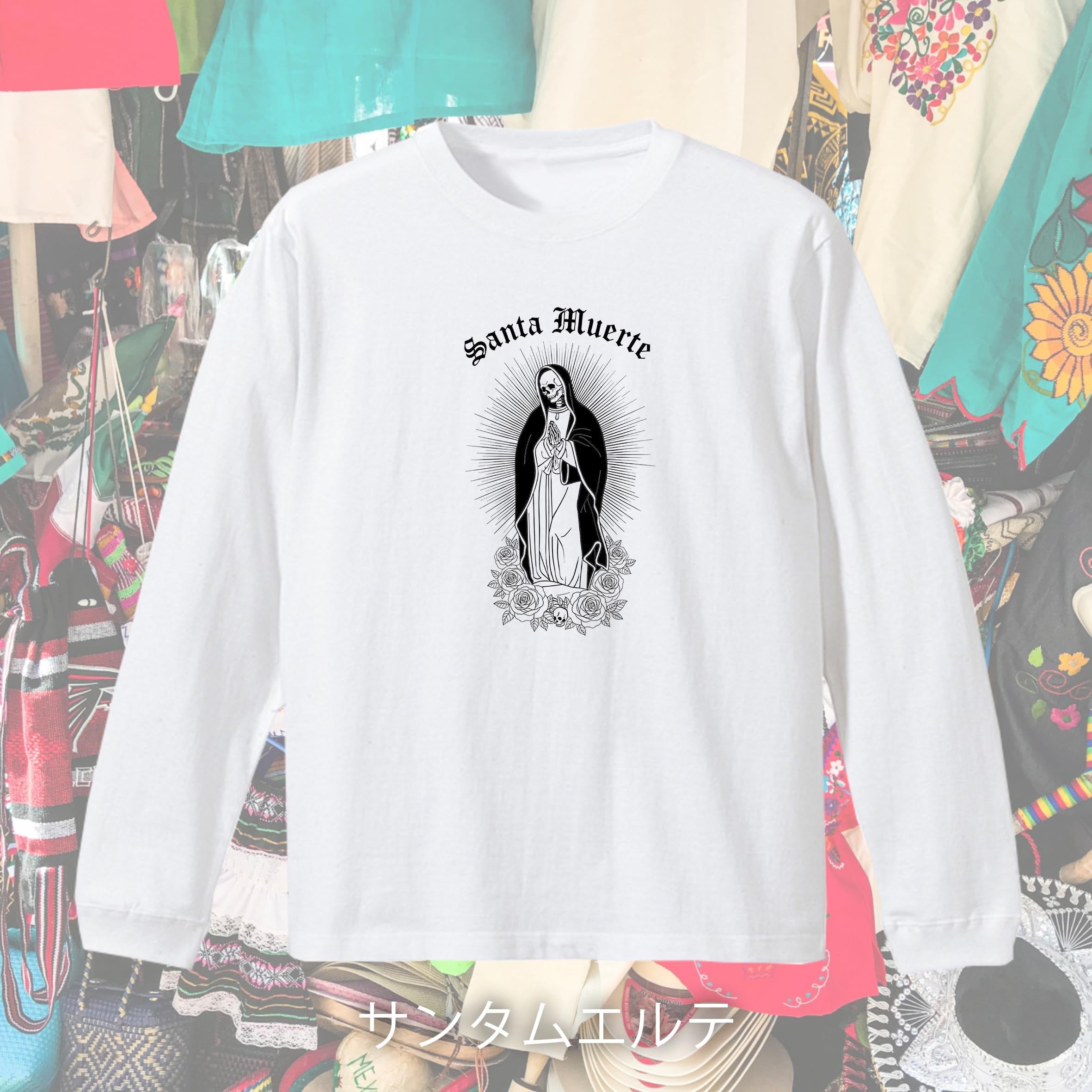 【ethnic】CANDYエスニック 長袖Tシャツ【world wide】