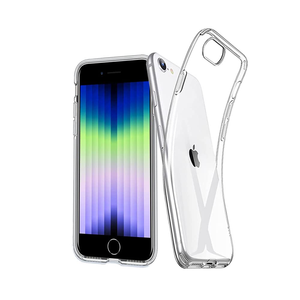 For iPhone SE3 第3世代 iPhone SE2 第2世代 用のケース For iPhone8 iPhone7 4.7インチ 用のカバー クリア ソフト シリコンケース 薄型 柔らかい手触 落下防止 TPU材质 For iPhone SE3 第3世代 iPhone SE 2 第2世代 iPhone8 iPhone7 4.7インチ 用の全面保護カバー
