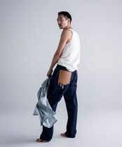 H.S REGULAR STRAIGHT DENIM PANTS［HSP006］