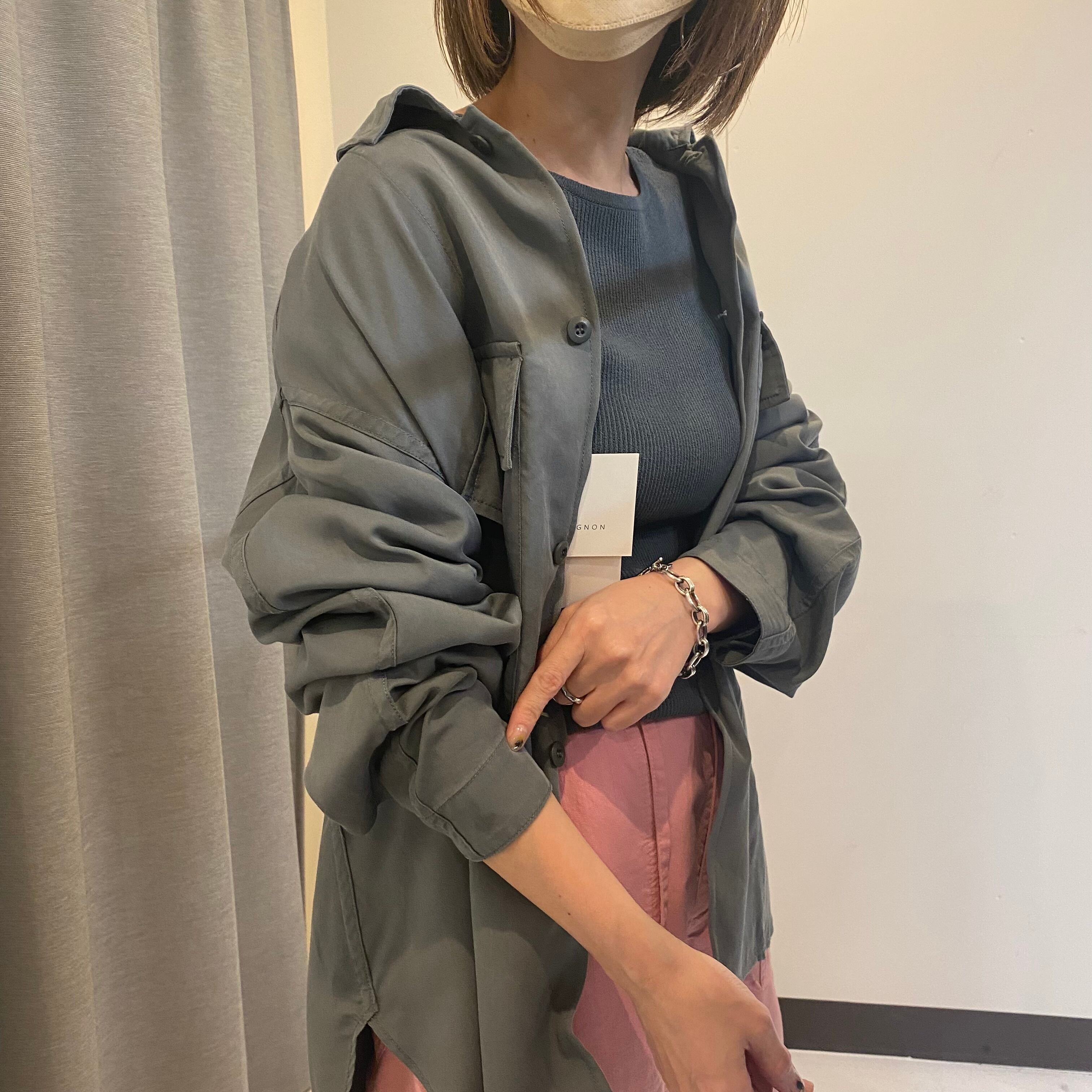 【CHIGNON 】ワイヤー入り入りミリタリーシャツ