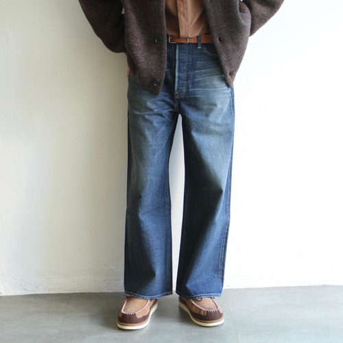 UNION LAUNCH【 womens 】OA 13.5oz wide denim #aiging blue