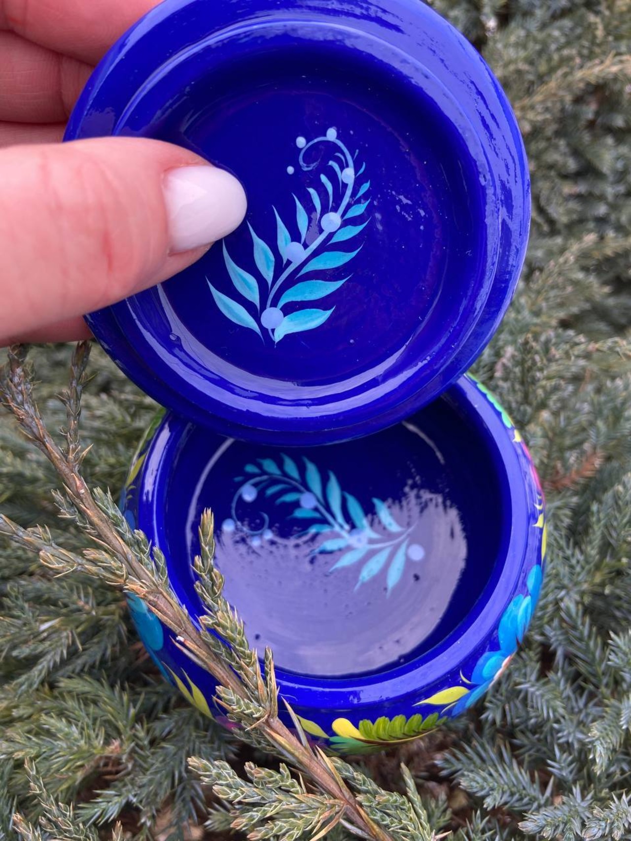 ペトリキウカ塗り　ジュエリーボックス（ティモシェンコ作）ウクライナ製 - 8