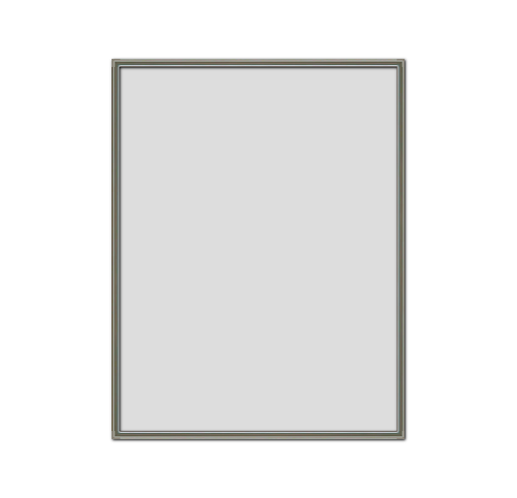 フレームのみ(写真・マット台紙なし) Sサイズ シルバー