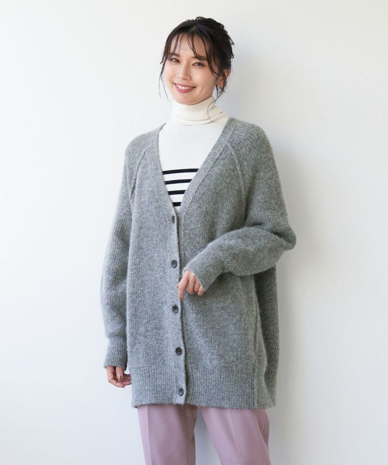 【MICA&DEAL マイカアンドディール】ALPACA V NECK LONG CARDIGAN アルパカVネックロングカーディガン  0122408253 (2COLORS) | VERSTECK powered by BASE