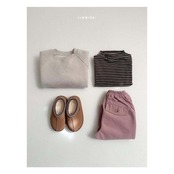 【取寄】minirobe ボタンピーチパンツ|冬服|韓国子供服