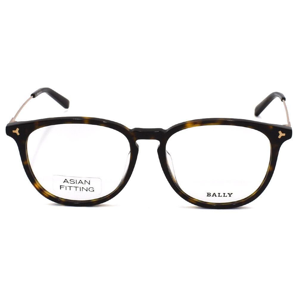 BALLY EYEWEAR GLASSES FRAME ASIAN FIT BY5048D 052 53 HAVANA GOLD