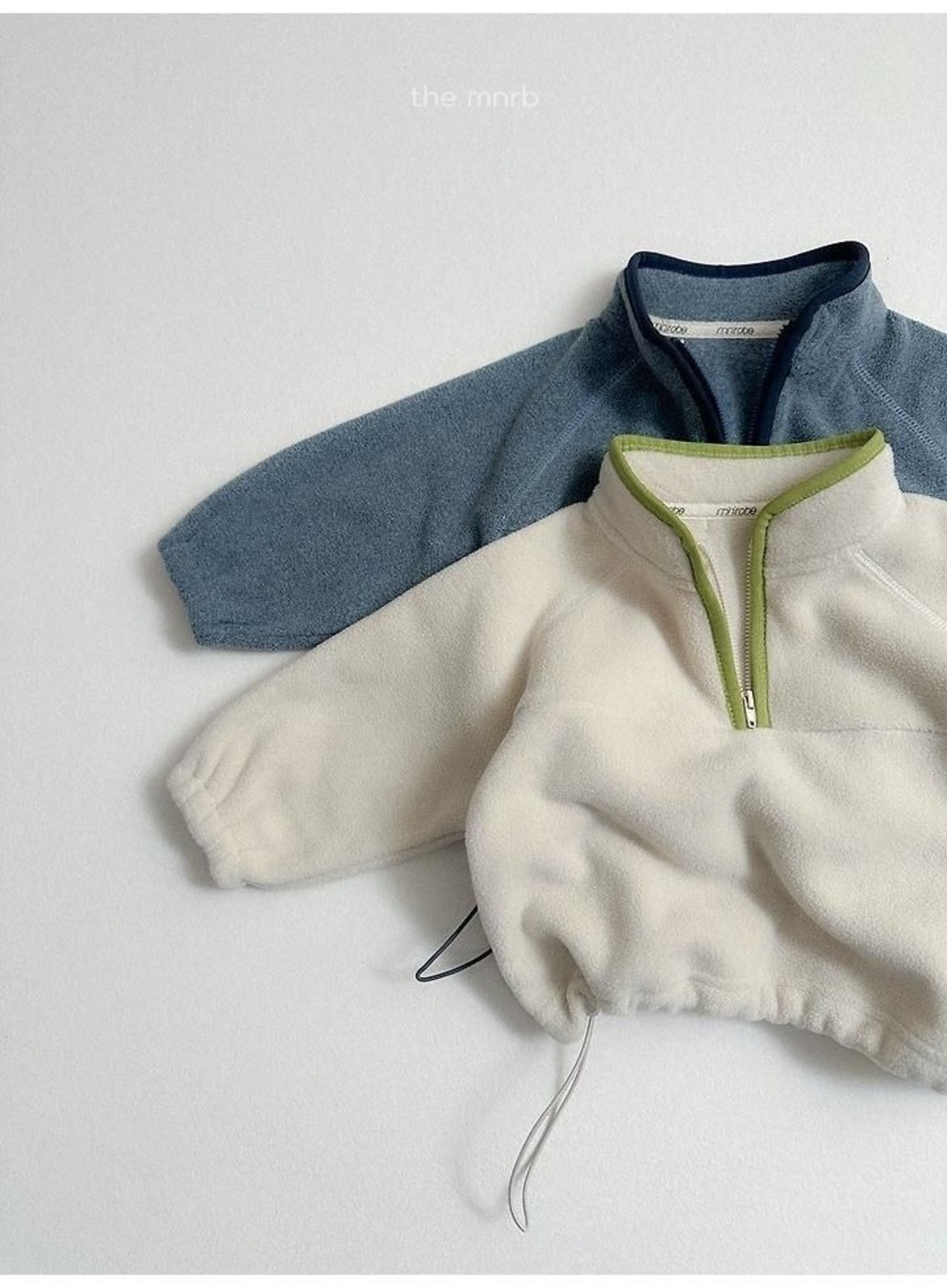 〖取寄〗韓国子供服 / 26winter / minirobe / ツートンフリースハーフジップ / キッズ *S~XL*
