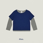 【取寄/韓国直送】Plain.レイヤードTシャツ秋服|韓国子供服|26/AT