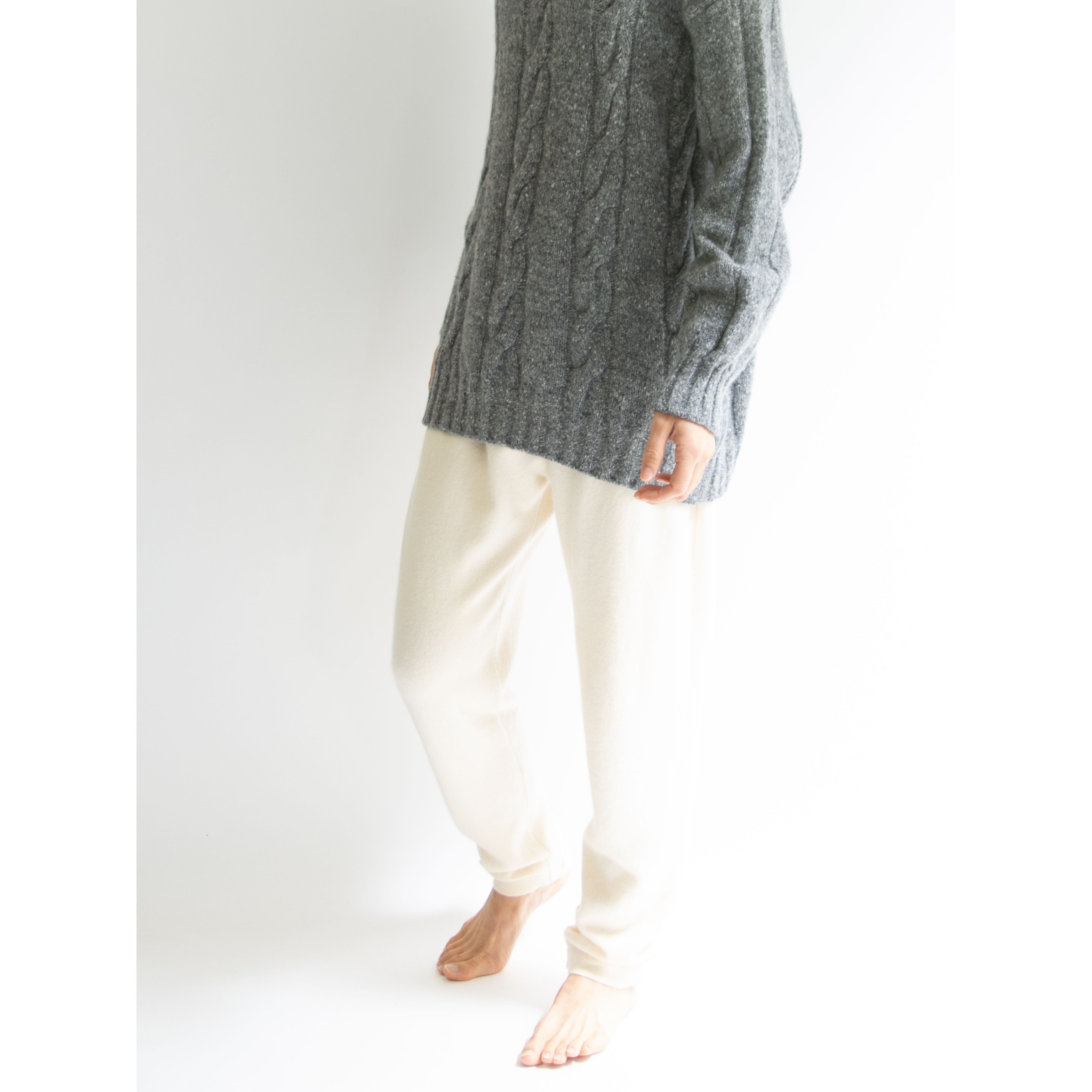 【FOXEY】Made in Japan 100% Cashmere 2tuck Knit Pants（フォクシー 日本製カシミヤ タック入りニットパンツ）