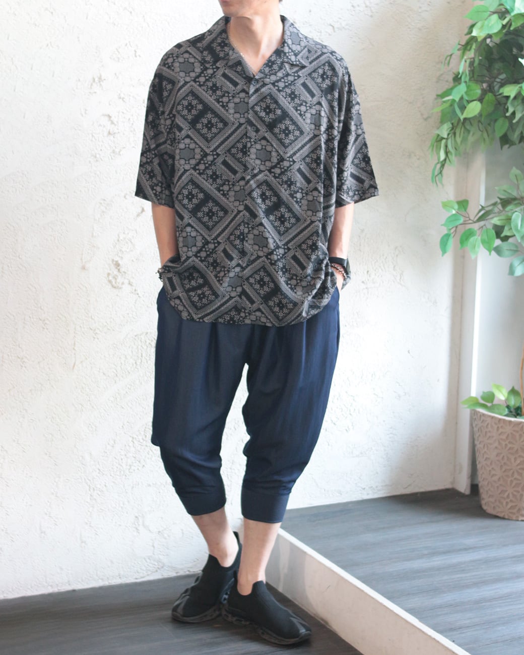 TMDL】バンダナオープンカラーシャツ (260582) | voice clothing store