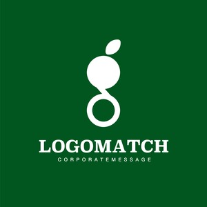 芽生えるgの果実のロゴ