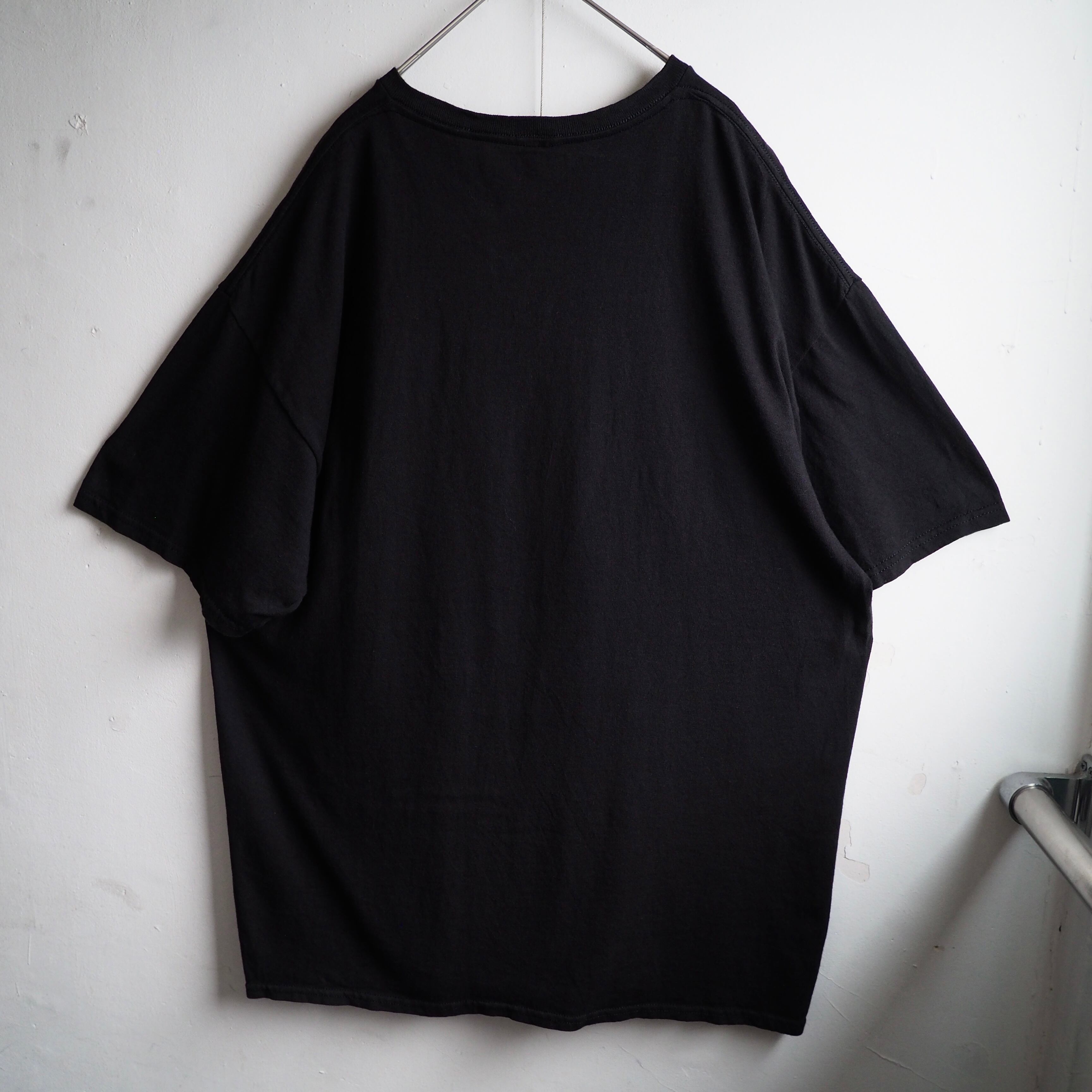 ” STARWARS ” ” Warning!Darth Vader ” printed Black loose Tee