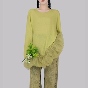 Sheer Linen Cotton Long Dress<3colors>
