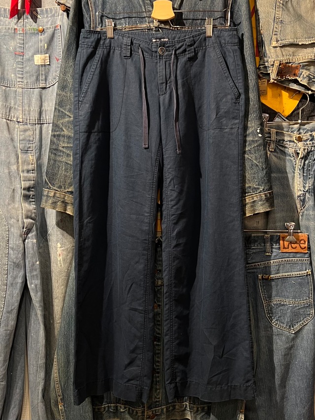 LINEN 100% / EASY PANTS 】GAP ギャップ リネンイージーパンツ ワイド 