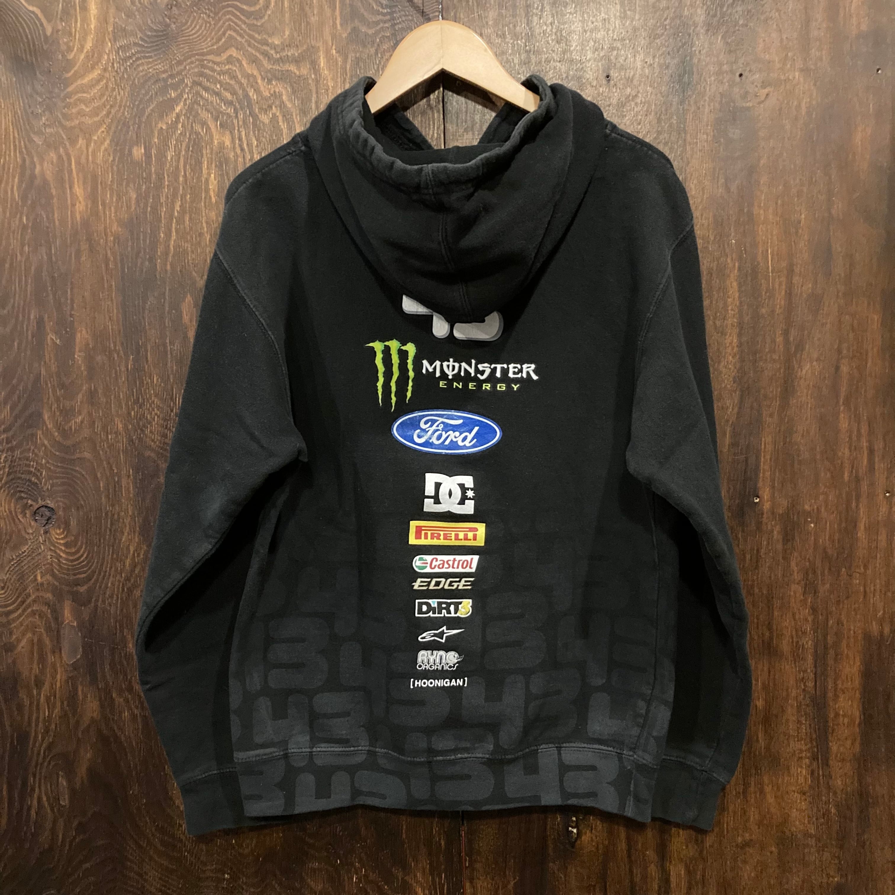 MONSTER ENERGY DC Ken Block ジップアップパーカー M