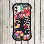 iPhoneケース 黒猫 音楽 音楽｜音楽隊 北欧レトロ CAT051