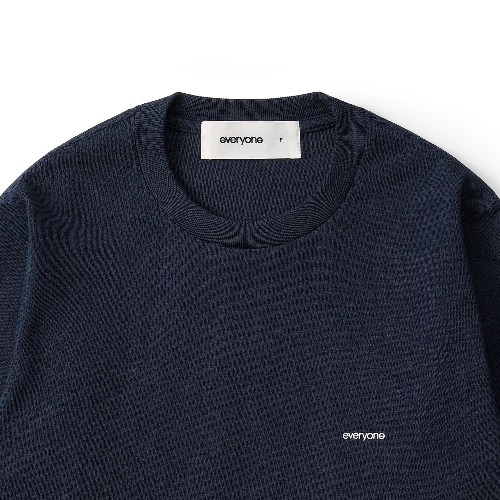 everyone original logo american cotton long sleeve tee petit (NAVY