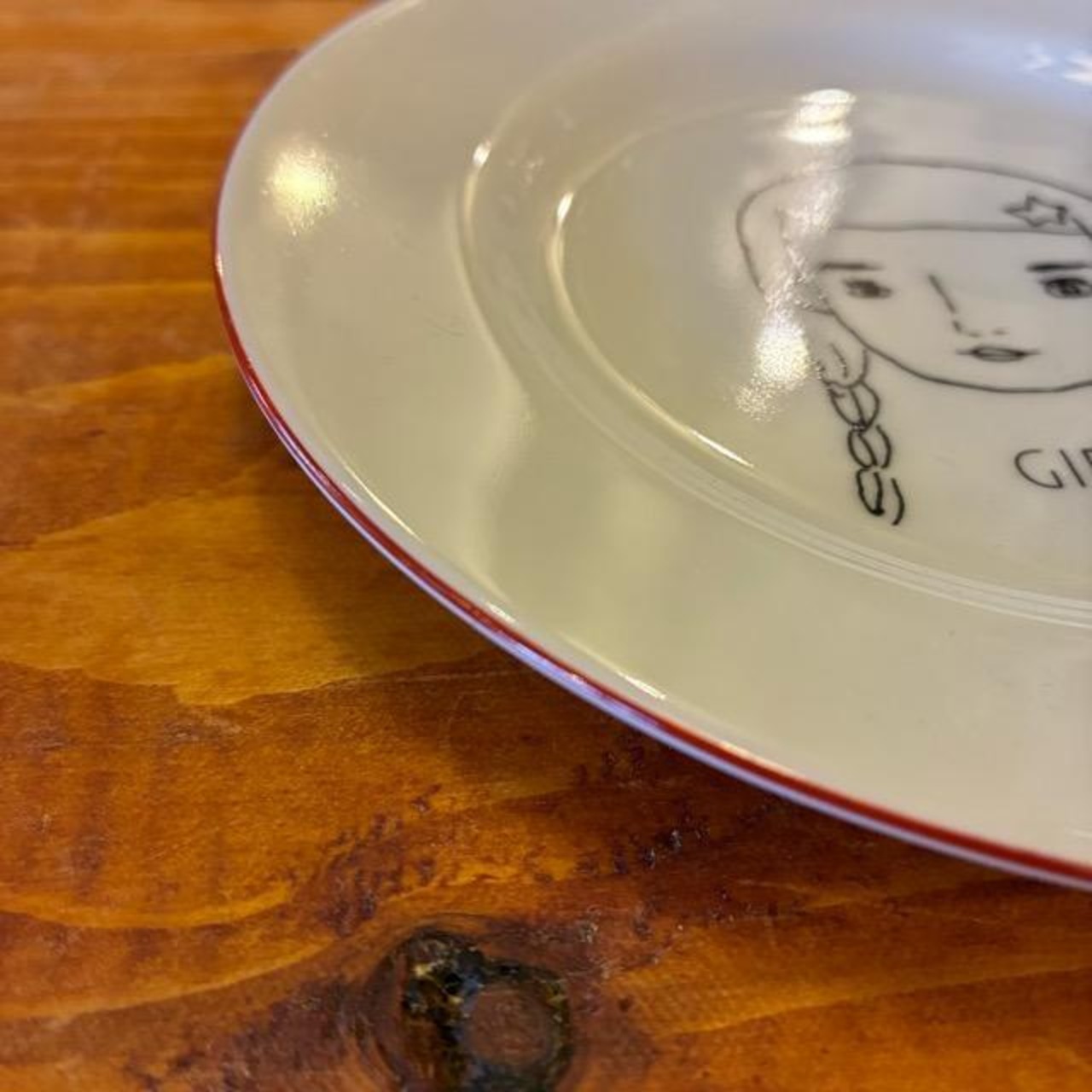 Mino Ennui Plate S (2 types, boy and girl) - Mino ware Ennui Plate S (2 types, boy and girl) - Perfect for Japanese and Western cuisine, home cooking, microwave and dishwasher safe, small round plate