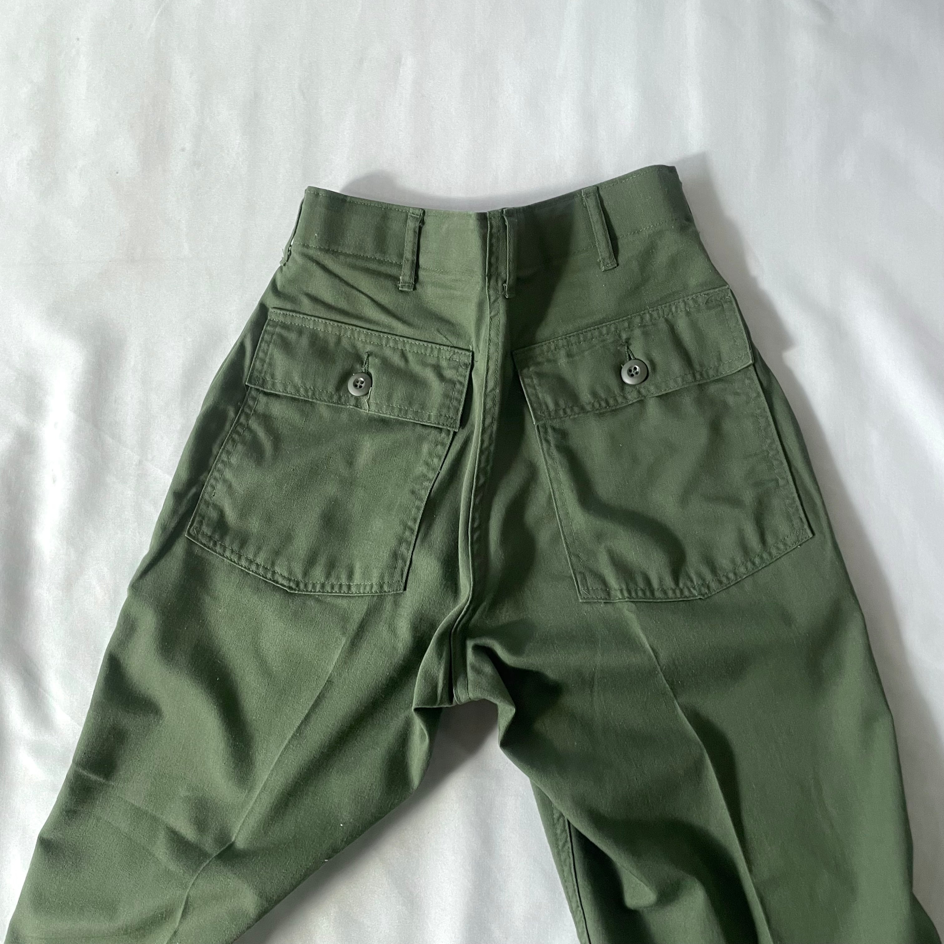70s US ARMY OG-507 baker pants ミリタリーベイカーパンツ 28 70s US ARMY OG-507 baker pants ミリタリーベイカーパンツ 28