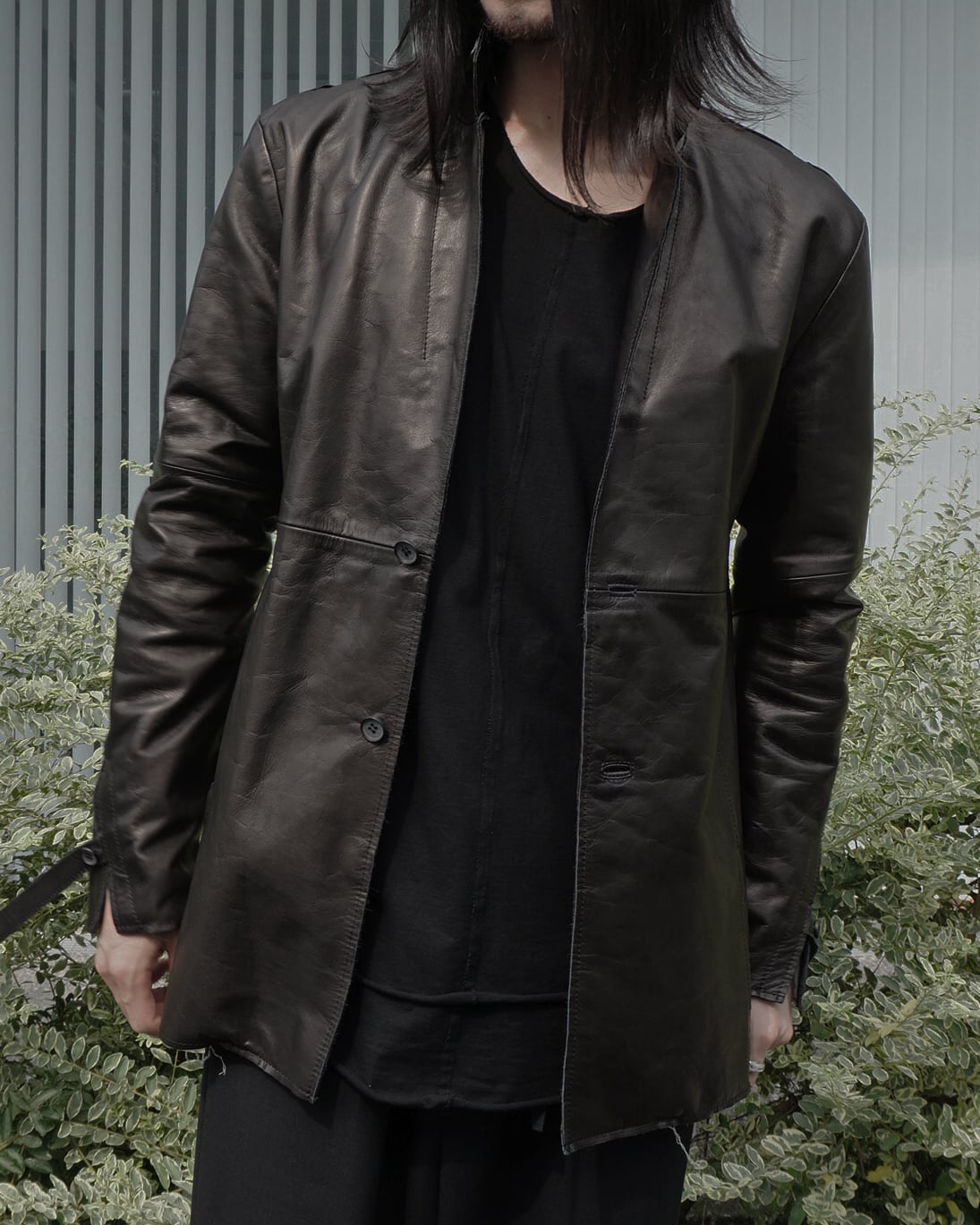 24awご予約品 ASKYY / TAILORED LEATHER JACKET / BLK (全額お 24awご予約品 ASKYY / TAILORED LEATHER JACKET / BLK (全額お