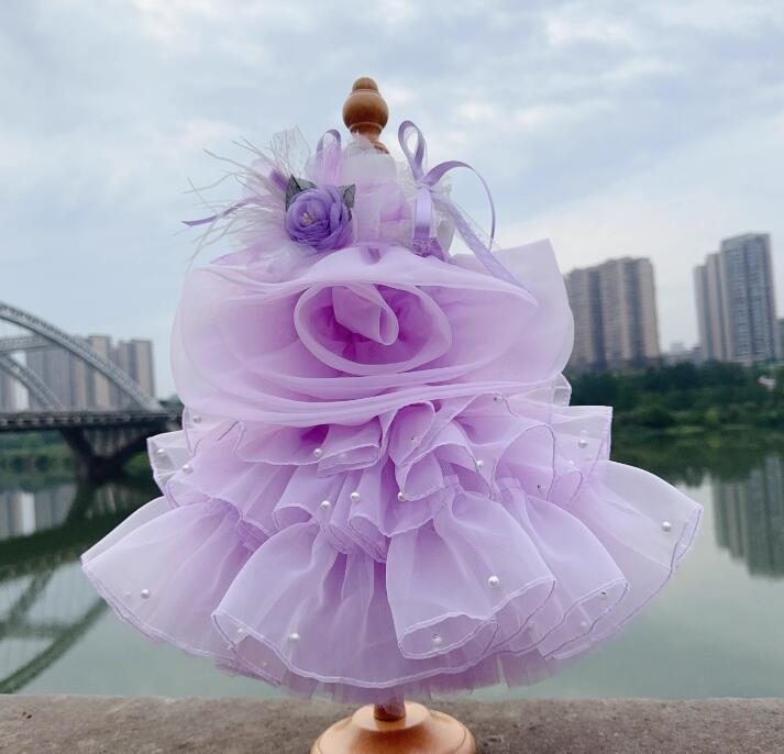 《予約》№3102158 パープルチュールドレス